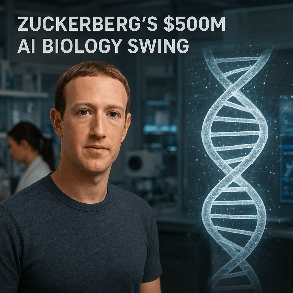 🧬 Zuckerberg's $500M AI biology swing