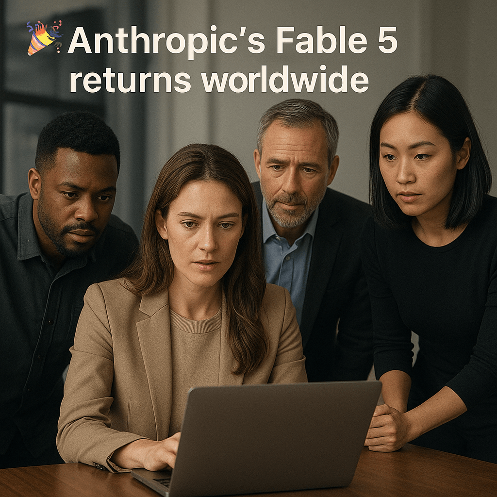 🎉 Anthropic's Fable 5 returns worldwide