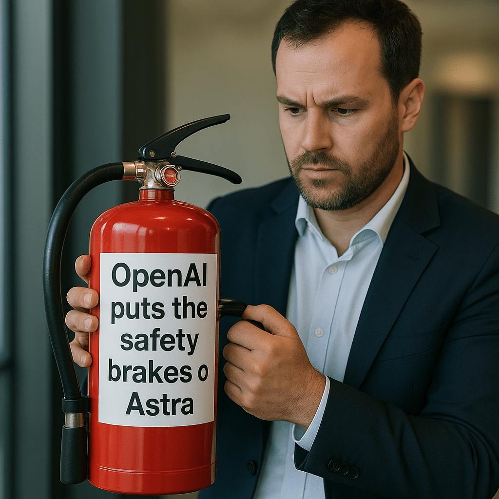 🧯 OpenAI puts the safety brakes on Astra